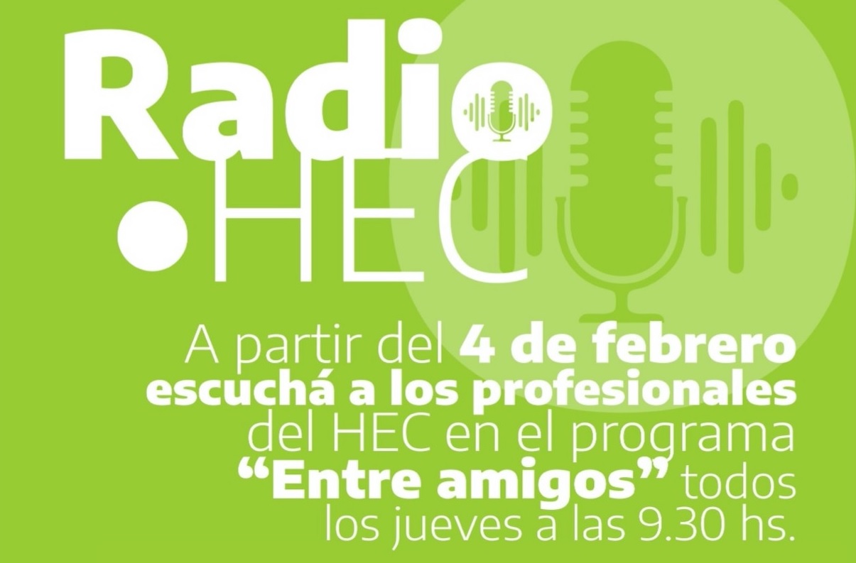 Inauguramos la “Columna de Salud del HEC” en la radio