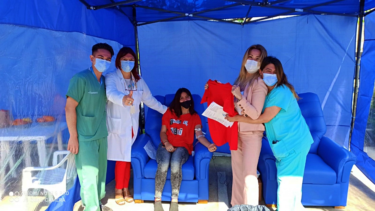 Otra exitosa colecta de sangre: gracias a todas las personas que  se acercaron al HEC